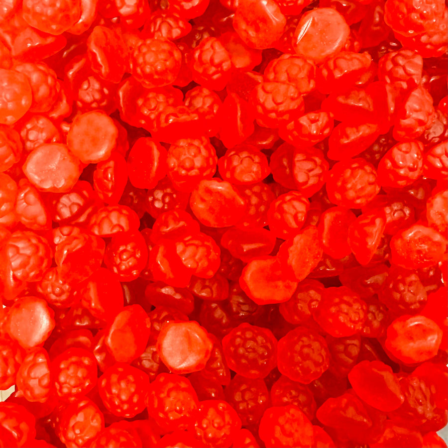 RED BERRY GUMMI RASPBERRIES (100g)