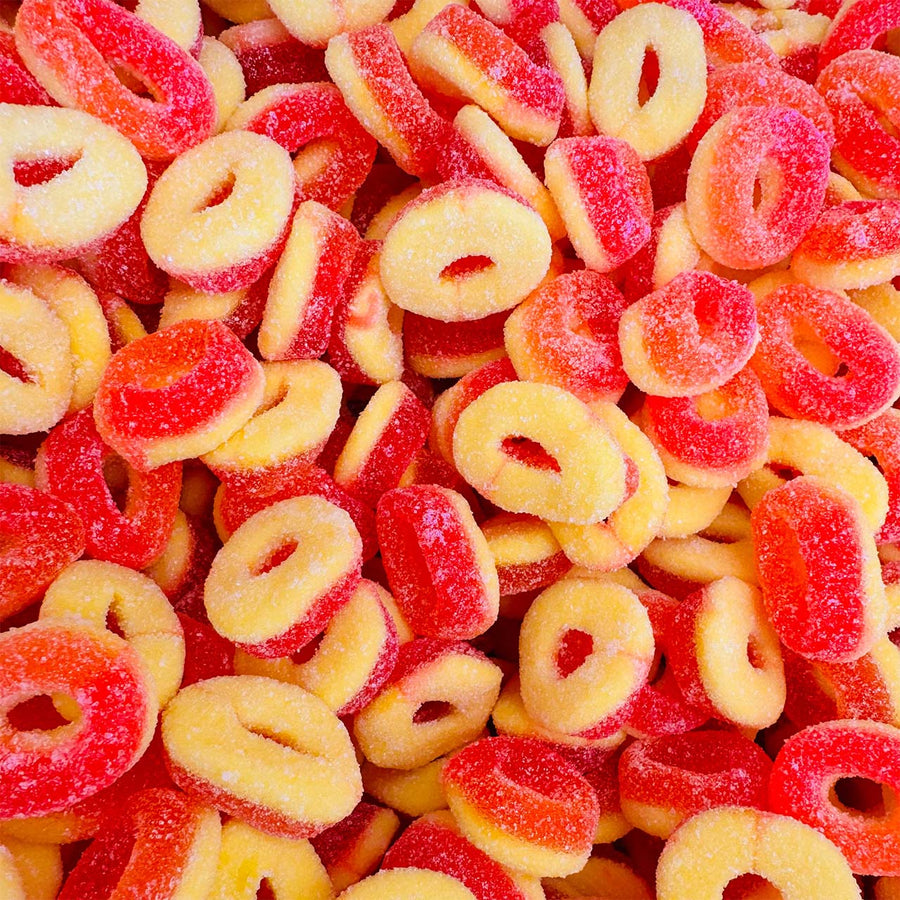 JUICY PEACH RINGS (100g)